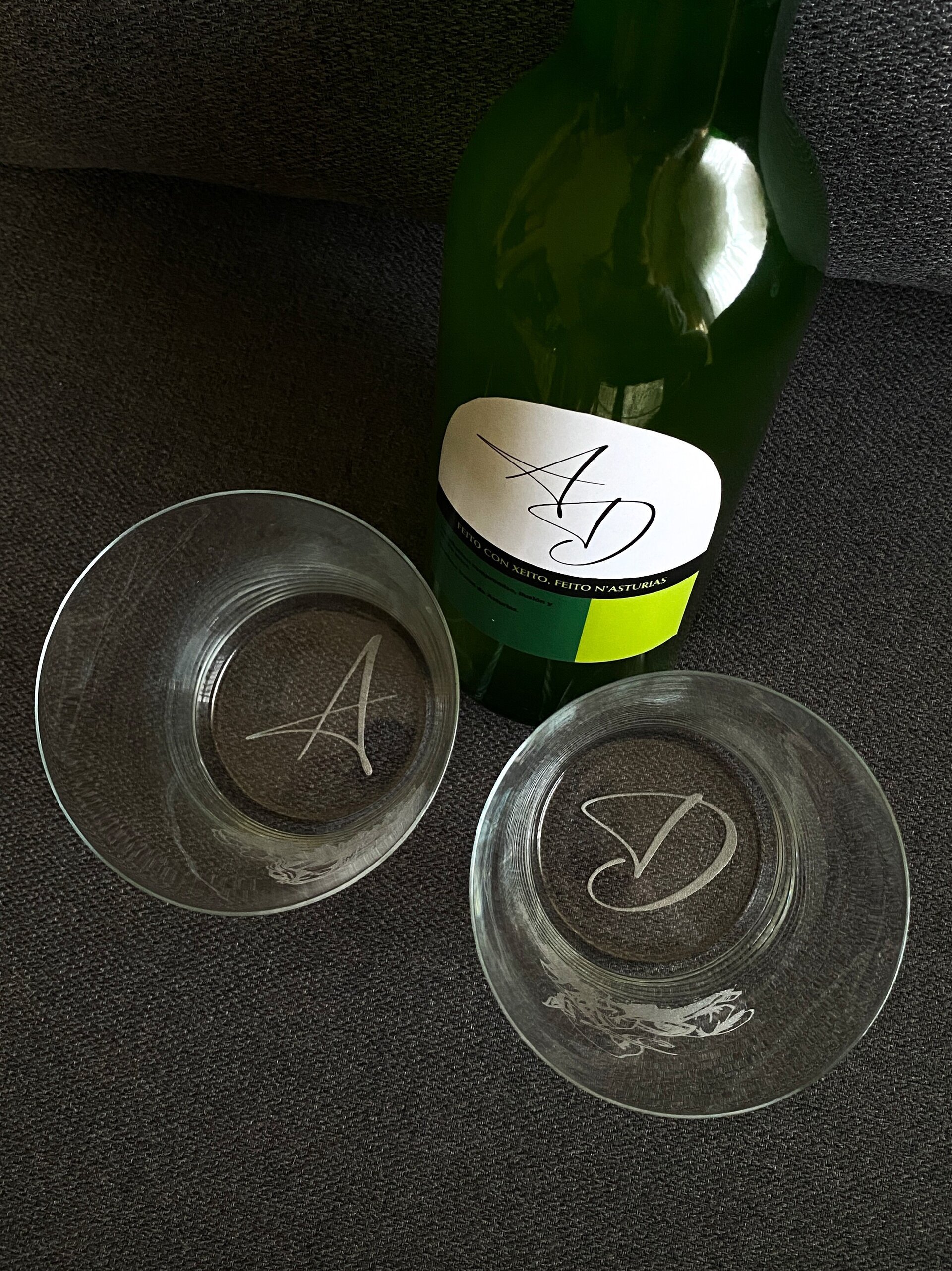 BOTELLA DE SIDRA + VASO - 3