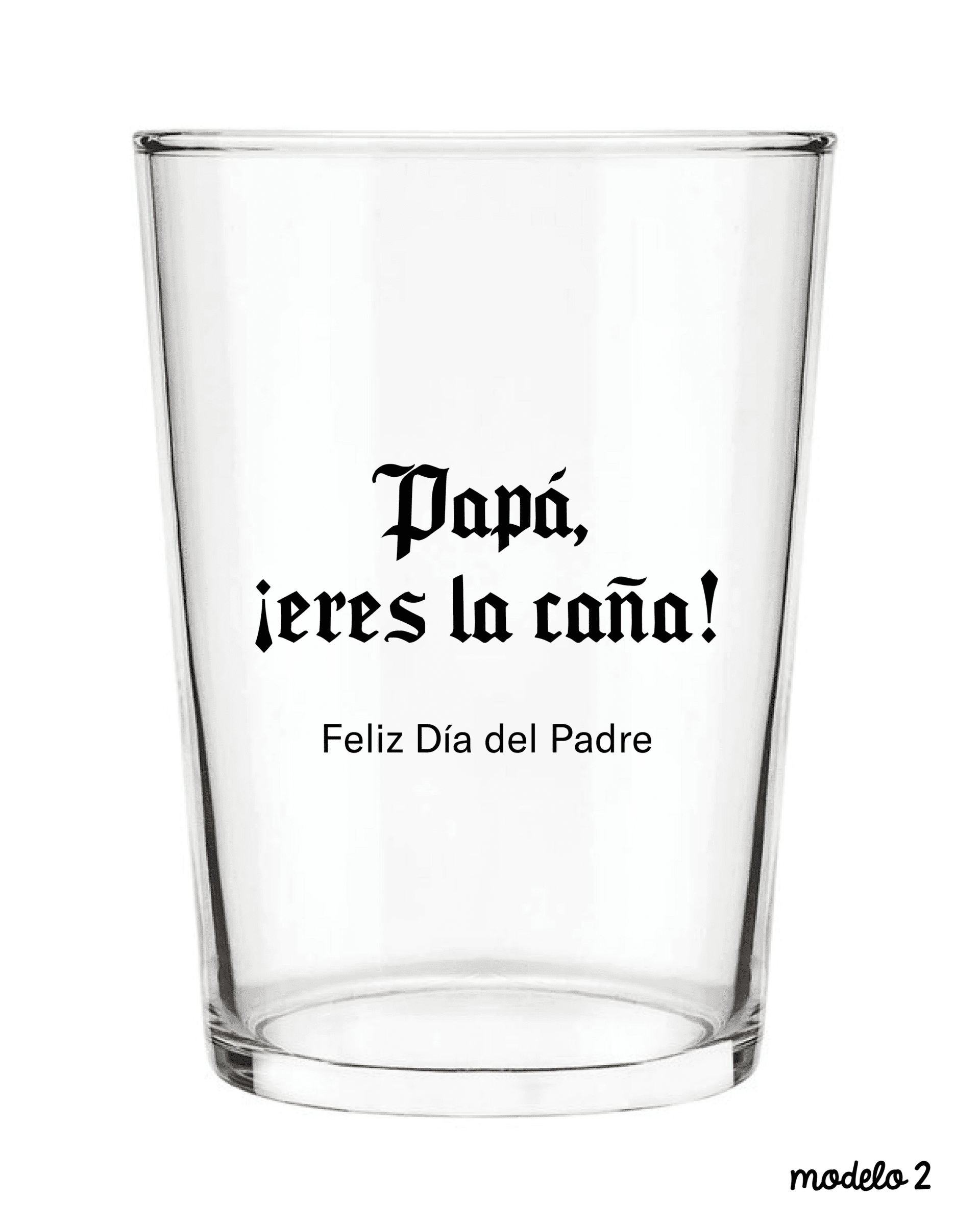 VASO DE SIDRA PAPÁ / MAMÁ - 2