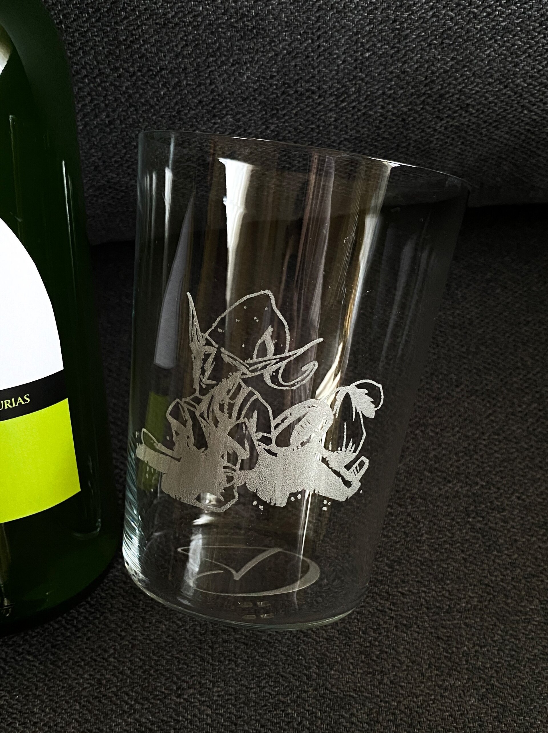 BOTELLA DE SIDRA + VASO - 5