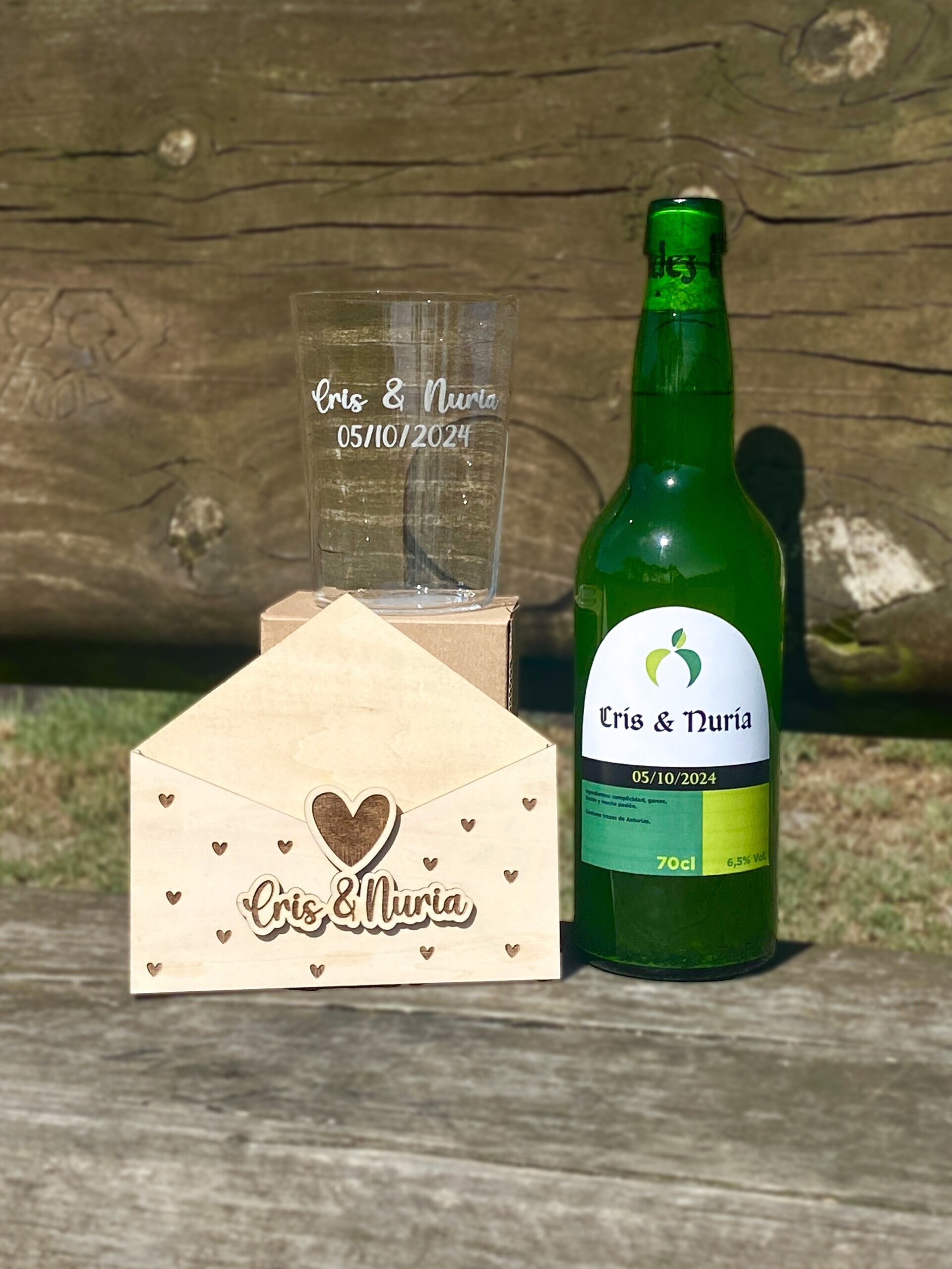 PACK SIDRA + VASO + SOBRE - 5